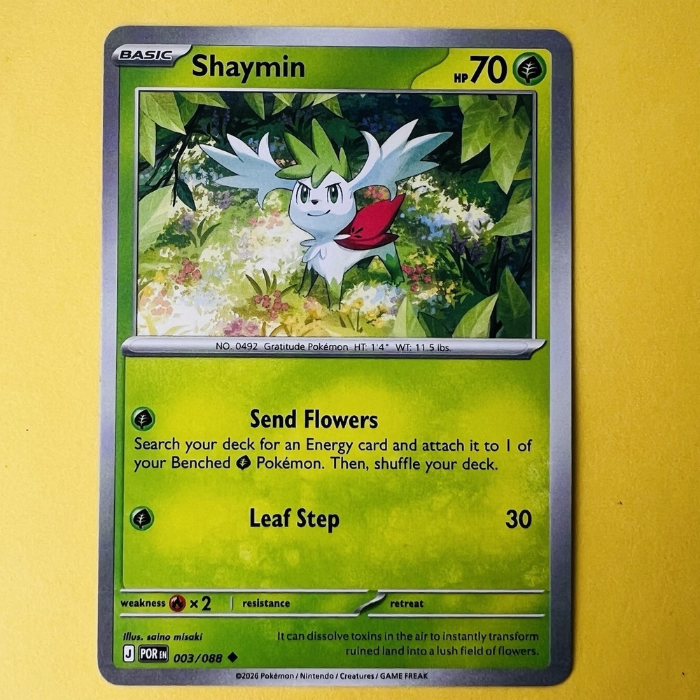Pokémon Shaymin 003/088 Perfect Order Near Mint